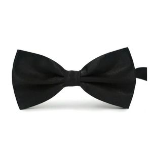 Black Bowtie NEW Bow Tie Neck Tie Wedding Prom